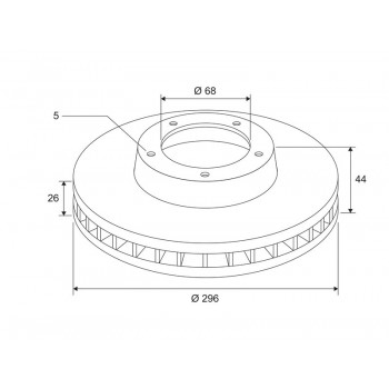 disc X1 Qashqai 2010> front