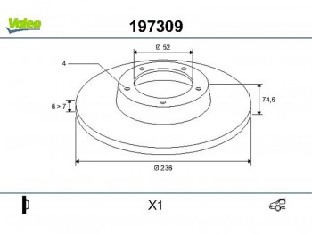 disc x1 R19 (88>92) rear