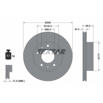 DISCO FRENO ANTERIORE FIAT DUCATO