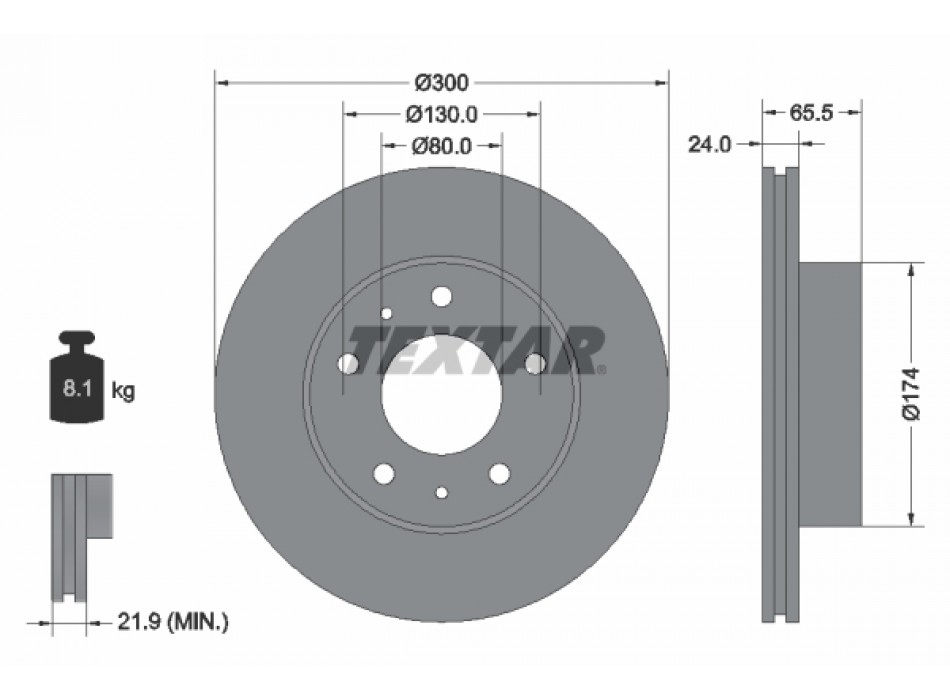 DISCO FRENO ANTERIORE FIAT DUCATO