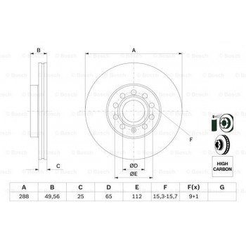 Disco Freno Audi/Seat/Sko