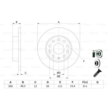 Disco freno AUDI/SKODA/VW