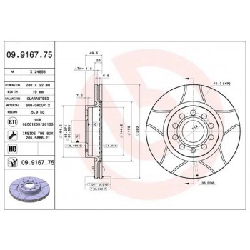 Disco Freno MAX AUDI/SEAT