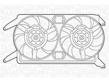 ELETTROVENTOLA MOTORE ALFA ROMEO 166