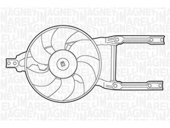 ELETTROVENTOLA MOTORE FIAT SEICENTO 899/