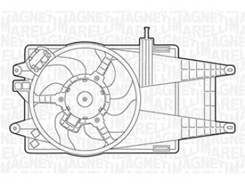 ELETTROVENTOLA RADIATORE FIAT NUOVA PUNT