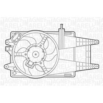 ELETTROVENTOLA RADIATORE FIAT NUOVA PUNT