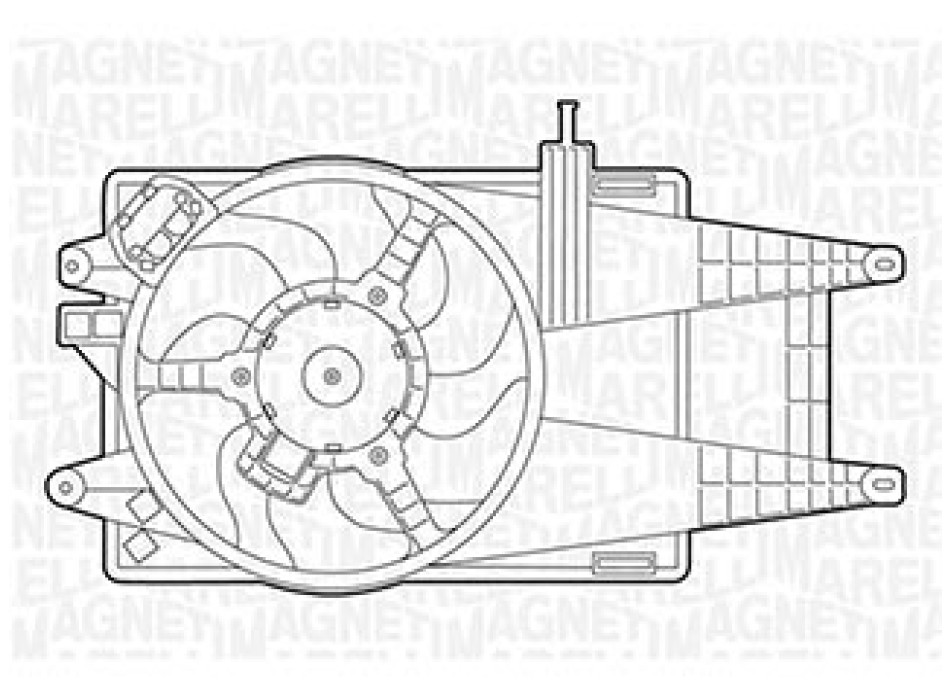 ELETTROVENTOLA RADIATORE FIAT NUOVA PUNT