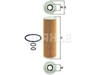 Filtro Olio Mahle PC/LCV MERCEDES-BENZ SLK 200