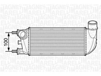 INTERCOOLER FIAT 500 1.3 JTD EURO4- FORD KA 1.3 