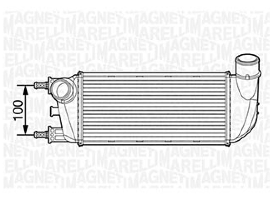 INTERCOOLER FIAT 500 1.3 JTD EURO4- FORD KA 1.3 