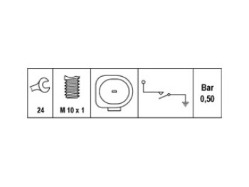 INTERRUTTORE PRESSIONE OLIO