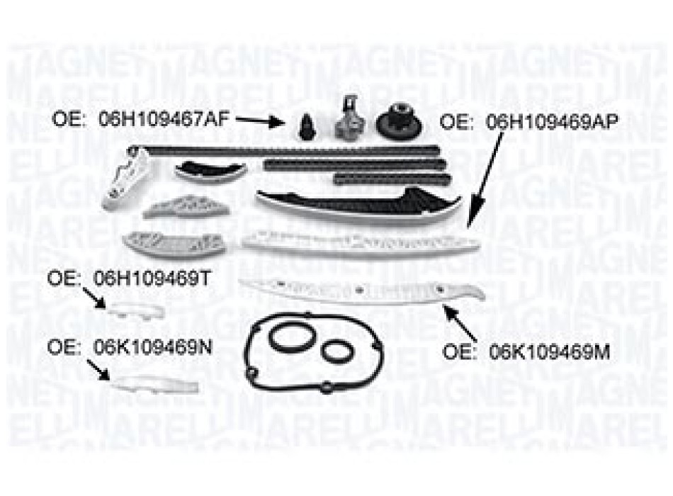 Kit Catena Distribuzione MM gruppo VW