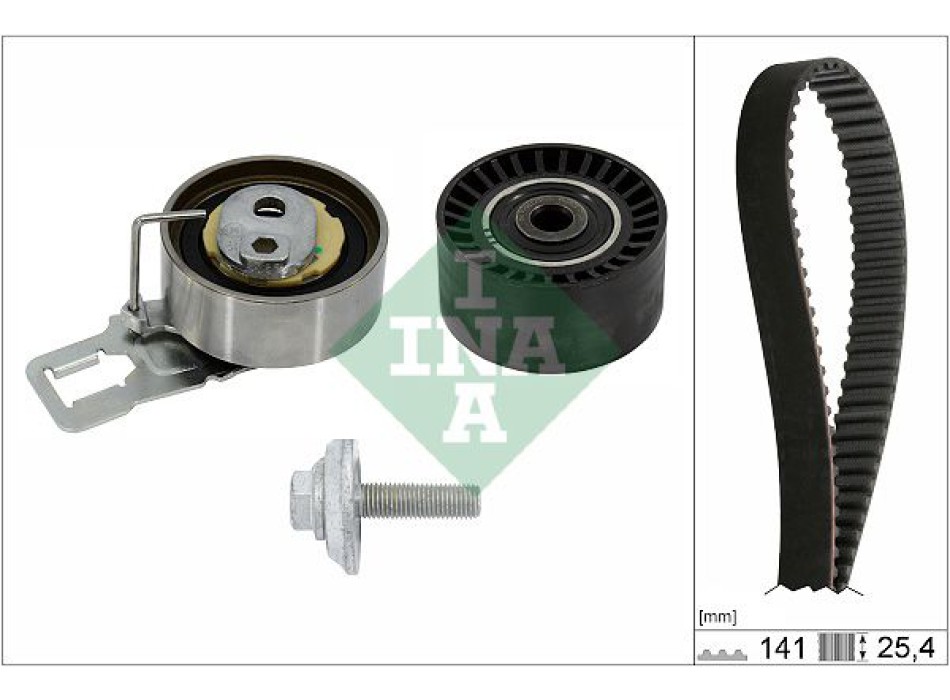 Kit distribuzione Ford  Fiesta ( TARGA FM143ZX) completo di pompa aqua e cinghia servizi