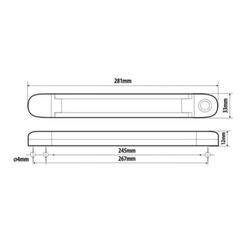 LAMPADA  Lum-1, lampada a Led, 12/24V