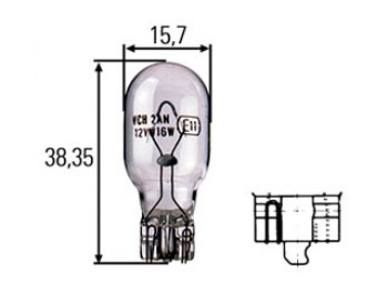 LAMPADINA W16W 12V/16W