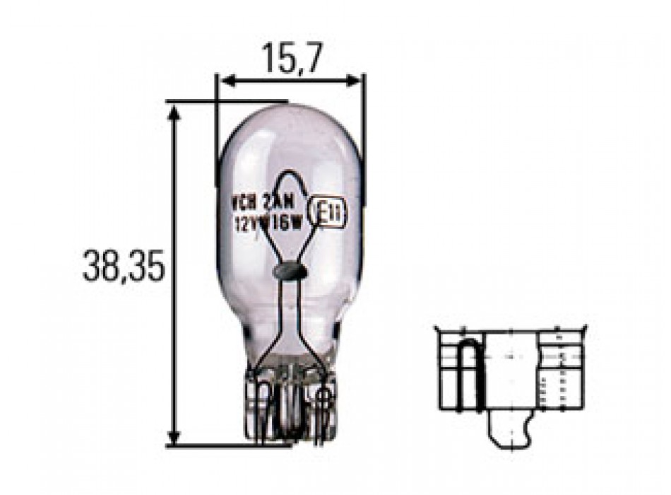 LAMPADINA W16W 12V/16W