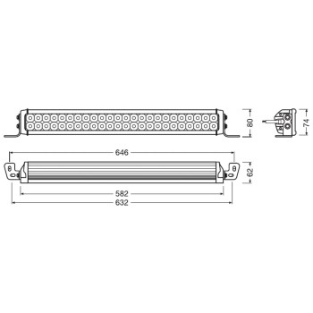 LEDRIVING LIGHTBAR VX500-CB