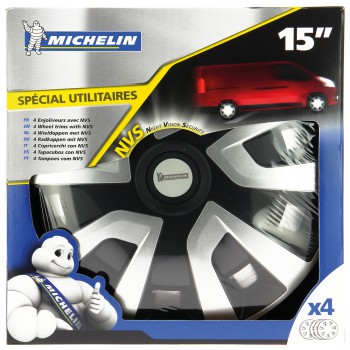 MICHELIN BOX  4 COPRICERCHI 15" NVS FURGONI/CAMPER