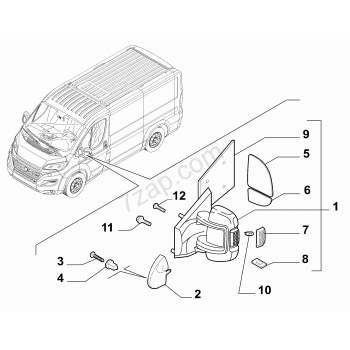 MOSTRINA SX DUCATO 250