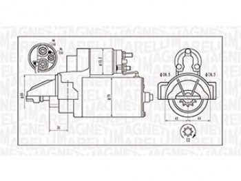 Motorino Avviamento Fiat, Ford, Citro