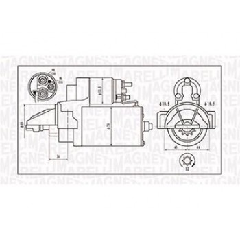 Motorino Avviamento Fiat, Ford, Citro