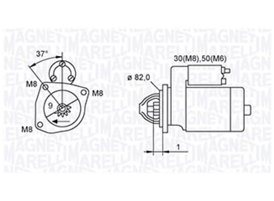 MOTORINO DI AVVIAMENTO FIAT/PSA