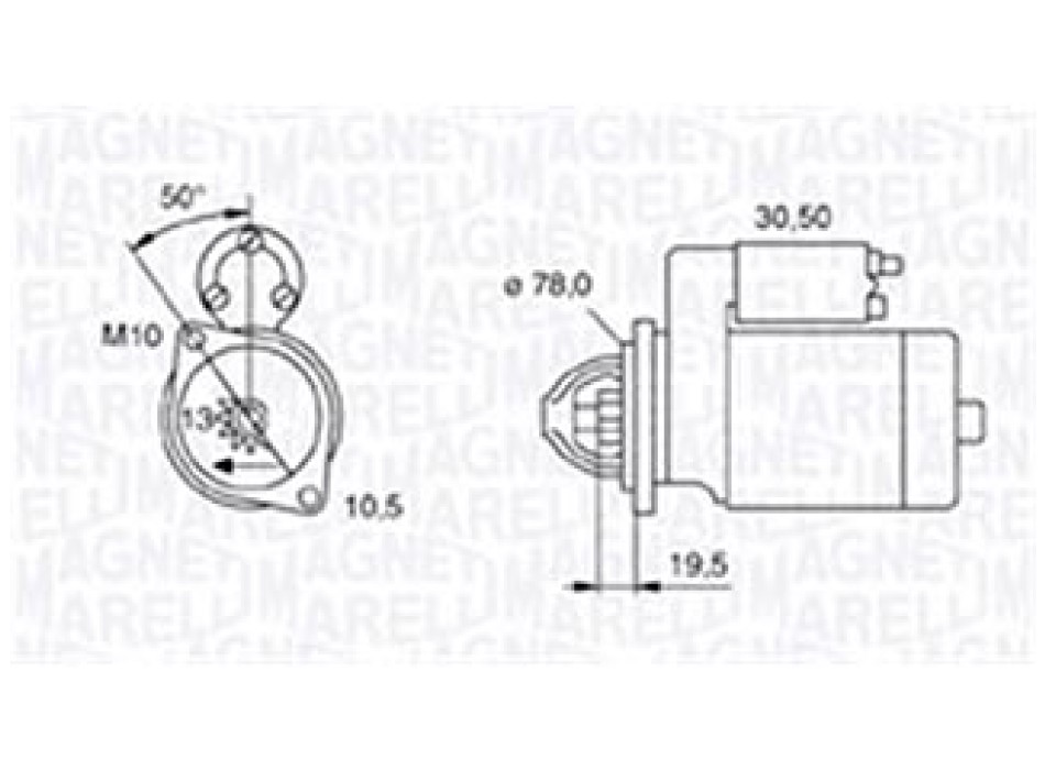 MOTORINO DI AVVIAMENTO OPEL