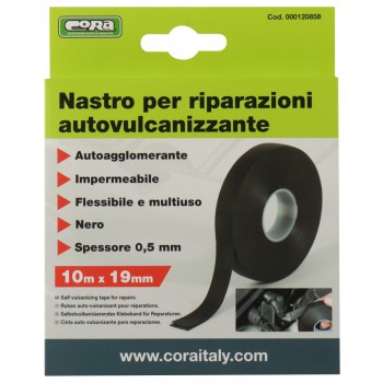 NASTRO AUTOVULCANIZZANTE NERO 19 MM X 10 M