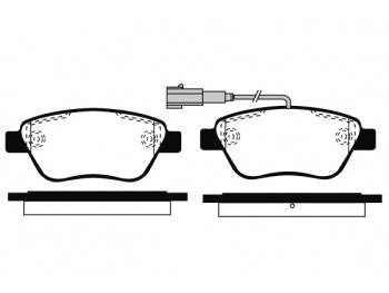 Pastiglie Freno Abarth/Ch