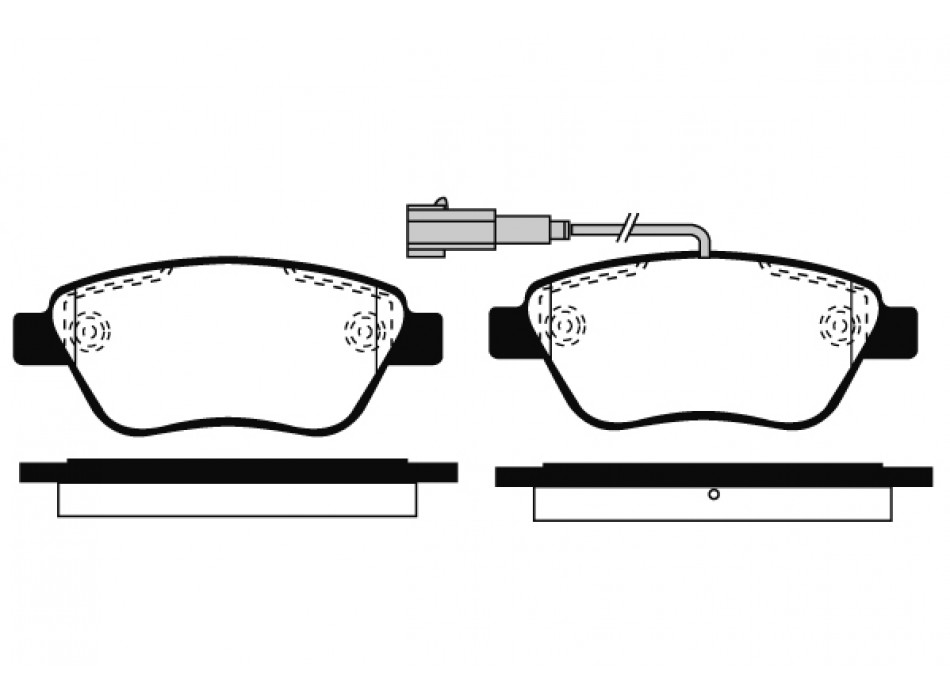 Pastiglie Freno Abarth/Ch