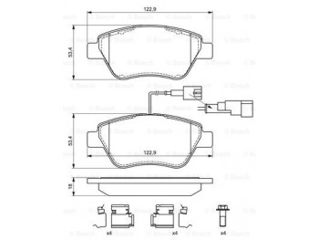 Pastiglie Freno Ford/Ford