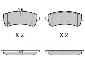 Pastiglie Freno Mercedes-