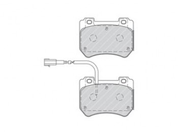 Pastiglie LV Alfa 159 09/05-> Front Mondov