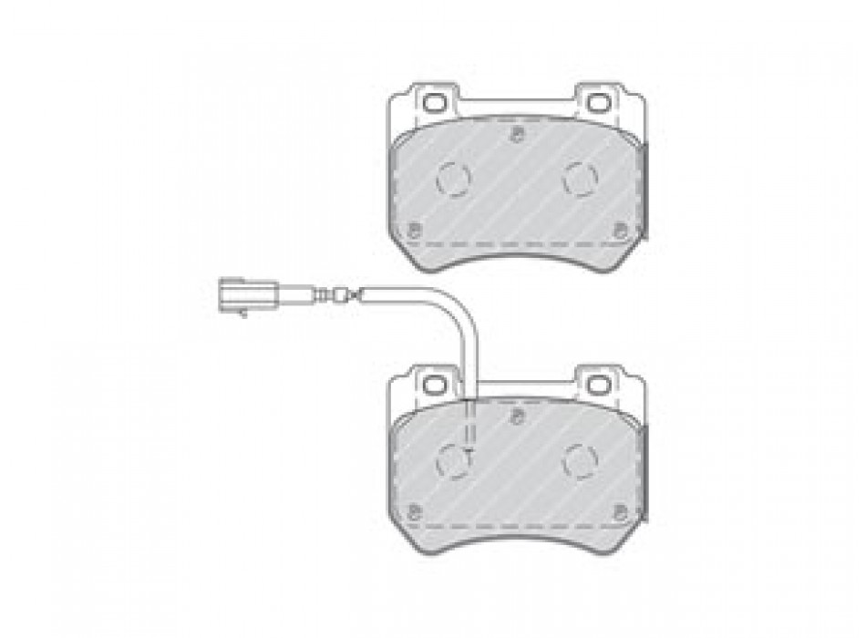 Pastiglie LV Alfa 159 09/05-> Front Mondov