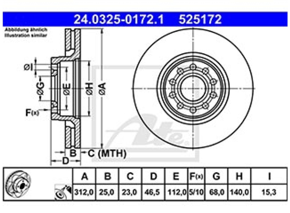 POWER DISC ANTERIORE