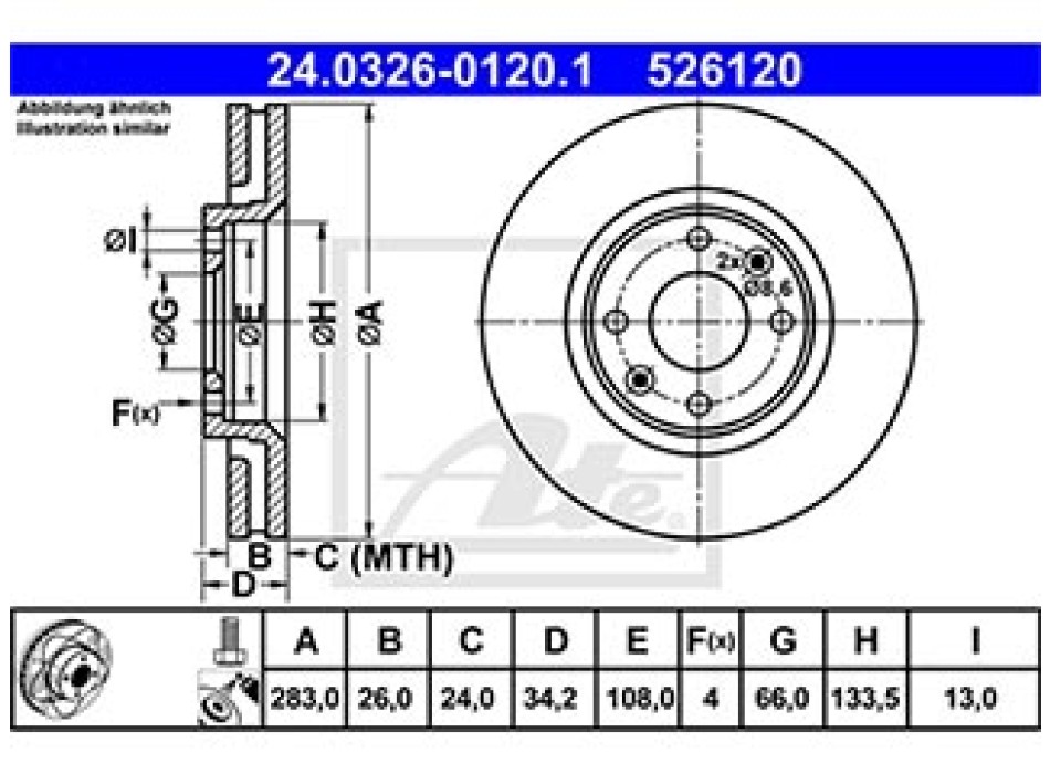 POWER DISC ANTERIORE