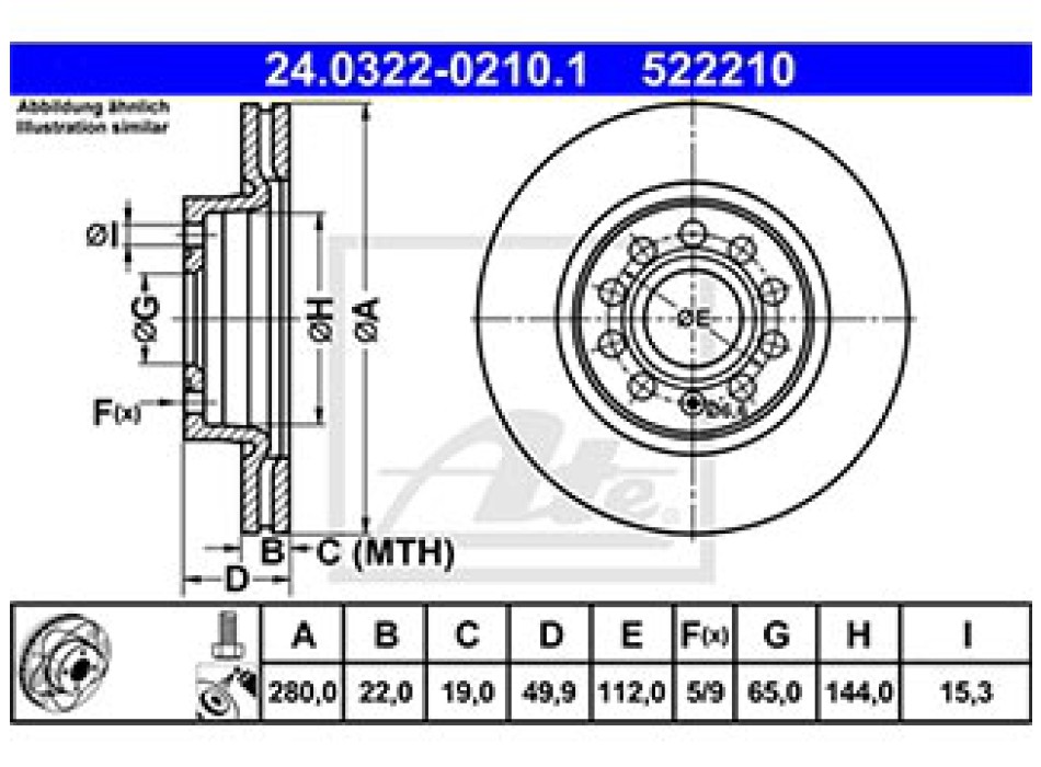 POWER DISC ANTERIORE