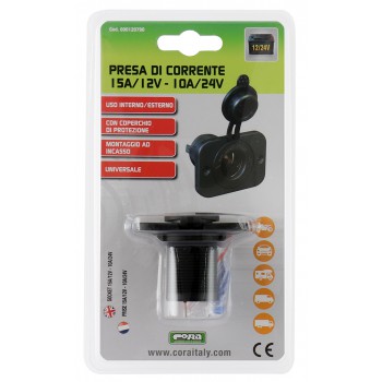 PRESA DI CORRENTE 15A/12V-10A/24V