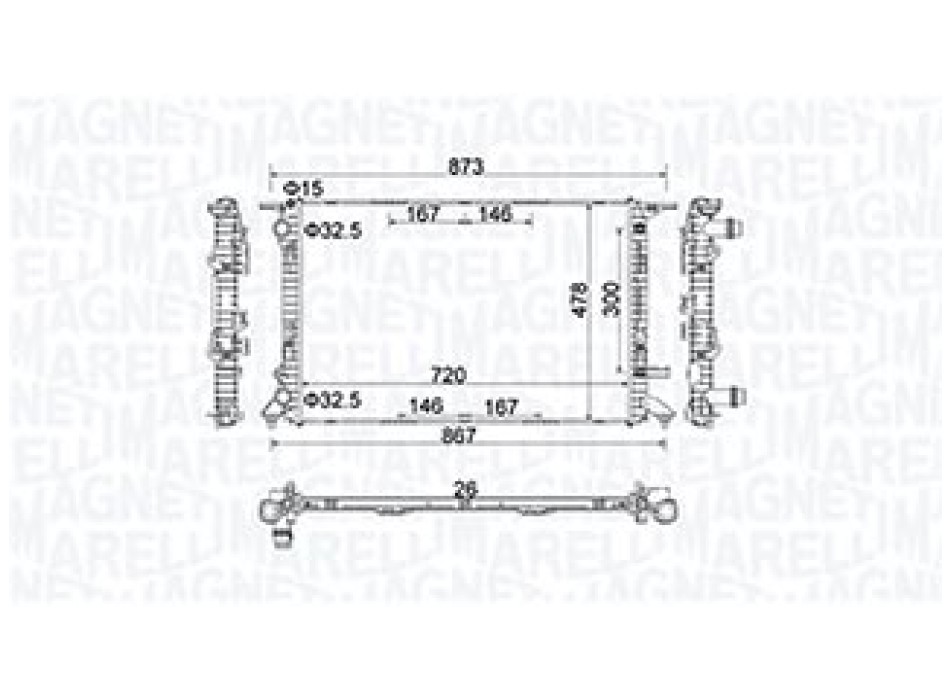 RADIATORE AUDI A4 Avant (8K5, B8) 2.0 TDI