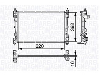 RADIATORE FIAT GRANDE PUNT