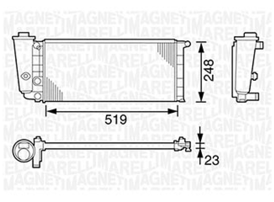 RADIATORE FIAT PANDA (141_