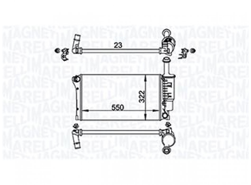 RADIATORE FIAT PANDA / PAN