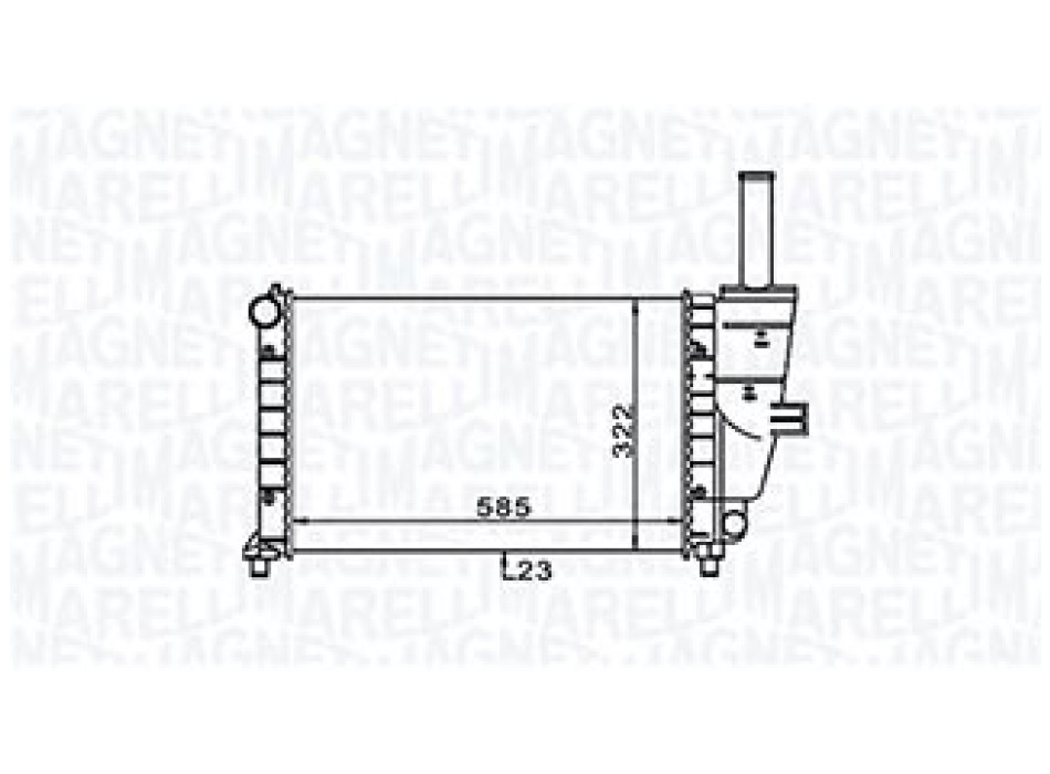 RADIATORE FIAT PUNTO (188_)