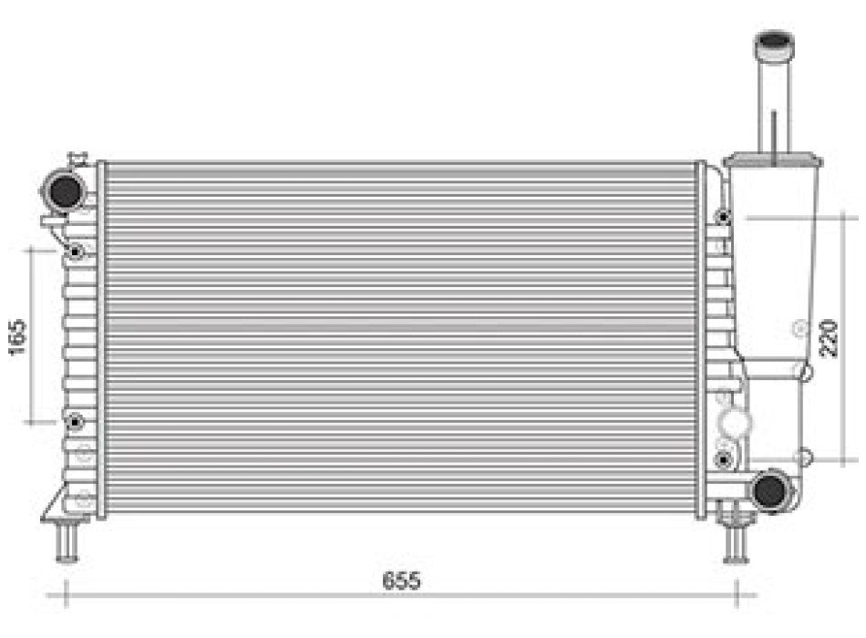 RADIATORE FIAT PUNTO (188_)