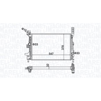 RADIATORE FORD FOCUS III 1.0 EcoBoost