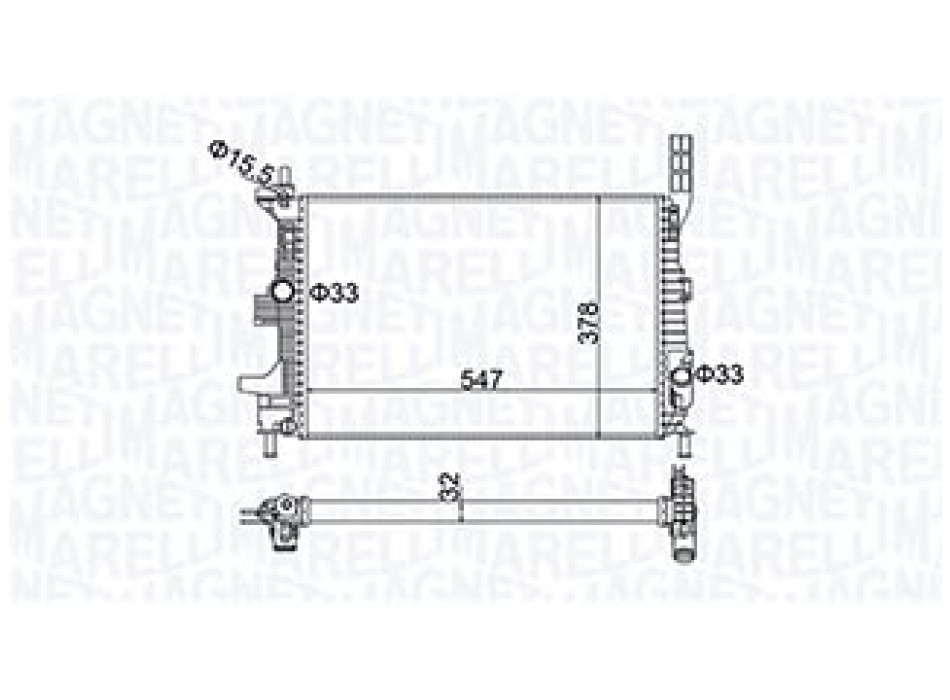 RADIATORE FORD FOCUS III 1.0 EcoBoost