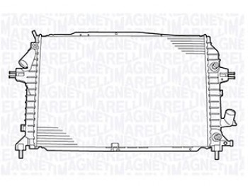 RADIATORE MOTORE OPEL ZAFIRA 1.7CDTI 1.9