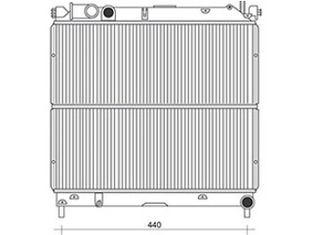 Radiatore Motore SUZUKI Jimny/Samurai 1.
