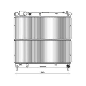 Radiatore Motore SUZUKI Jimny/Samurai 1.